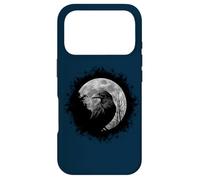 Black Crow Mystical Raven at Full Moon Case for iPhone 17 Pro