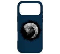Black Crow Mystical Raven at Full Moon Case for iPhone 17 Pro Max