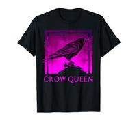 Black Crow Queen Bird Watching Gift Idea Raven Crows T-Shirt