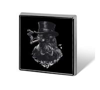 Black Crow Top Hat Smoking Funny Lapel Tie Pin Buttons Brooch Badge Pin Clothes Hat Accessories for Men Women