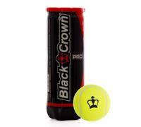 Black Crown - Boat 3 Pro Padel Balls - Resistant and Durable - Special for Professionals and Tournaments - Excellent Control and Movement in Court