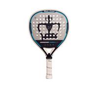 Black Crown - Hurricane Comfort 4.0 - 12K Alucarbon Carbon Padel Racquet, Super Soft White EVA Rubber, 5D Extra Spin, Vibrolow and 2TB Air Technology for Maximum Control