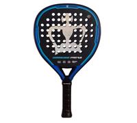 Black Crown - Hurricane Pro 4.0 - Professional 12K Power Carbon Padel Racquet, Long Handle for Two Handed Backs, SC Black EVA Rubber, Hybrid Spin, Vibrolow and 2TB Air Technology