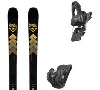 Black Crows - Pack Ski Justis - 183 + Attack 11 Gw Br.110 Solid Black - Ski