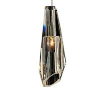 Black Crystal Pendant Light Fixture Modern Hanging Lighting Mini Crystal Chandelier For Kitchen Island Dinning Room Living Room Hallyway Porch Bedroom Lamp