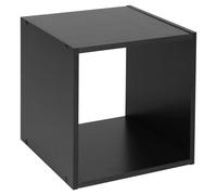 (Black, Cube) URBN LIVING Wooden Bookcase Storage Shelf