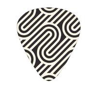 Black curved texture Guitar picks, made of ABS material, suitable for acoustic guitars, electric guitars, etc.