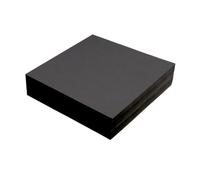 Black Cut Away Embroidery Stabilizer 8"x8" 100 Precut Sheets, Seneme 2.5oz Medium Weight Cut Away Stabilizer for Embroidery Backing for Machine Embroidery and Hand Sewing for 4x4 and 6x6 Hoops