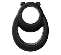 Black Cute Little Bear Ring Lightweight, Reusable Anti Drop for Men
