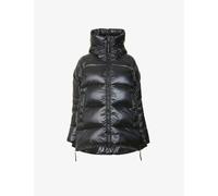 Black Cypress Funnel-neck Shell-down Jacket L