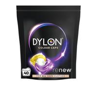 Dylon Black & Dark Caps – 40 Wash Loads – Protects & Renews Dark Colours (Optimal in 10 washes)