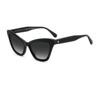 Black/Dark Grey Shaded Sunglasses Amelie/G/S, female, Kate Spade, Sunglasses, Black, 54 MM, Accessories 54 MM