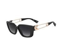 Black/Dark Grey Shaded Sunglasses - female - Moschino - Sunglasses - Black - 55 MM - Accessories 55 MM