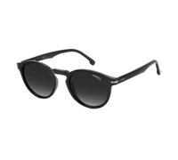 Carrera CARRERA 301/S 807/9O Unisex Sunglasses Acetate Black Grey Round Shaded