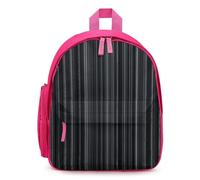 Black Dark Grey Striped Mini Backpack Daypack Travel Picnic Bag | Printed Backpacks,Cute Shoulder Bag