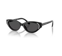 Black/Dark Grey Sunglasses Sk6030 - female - Swarovski - Sunglasses - Black - 52 MM - Accessories 52 MM