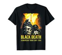 Black Death European Tour Paris Plague Rat Ren Faire History T-Shirt