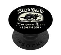 Black Death European Tour Plague Rat Medieval History PopSockets Adhesive PopGrip