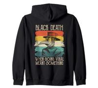 Black Death When Going Viral Meant Something Plague Doctor Zip Hoodie