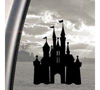 Black Decal Princess Castle Magic Window Sticker