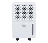BLACK+DECKER 12L Smart Dehumidifier & Ionizer, 4 Modes, Quiet, 2.1L Water Tank, 24 Hour Timer, White, BXEH60016GB