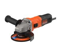 BLACK+DECKER 15mm 710W Compact, Corded Angle Grinder, BEG010-QS, (Fitted with European Plug and Power Cable)