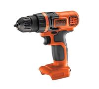 BLACK+DECKER 18 V Cordless Drill Driver Power Tool, BDCDD18N-XJ Bare Unit