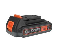 Black & Decker 18V 2.0Ah Lithium-ion Slide Battery Pack - Black/Orange