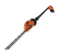 BLACK+DECKER 18V Cordless 43 cm Pole Hedge Trimmer with 2.0Ah Lithium Ion Battery