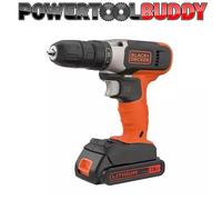 Black & Decker 18V Cordless Drill Driver 1 x 1.5ah Battery + Charger BCD001C1-GB