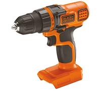 BLACK+DECKER 18V Cordless Drill Driver, 28Nm Torque, 10 Torque Settings, Compact Design, Without Battery and Charger, BDCDD18N-XJ