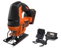 BLACK+DECKER 18V Cordless Jigsaw with Blades (BDCJS18C13-GB)