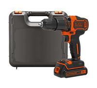 Black & Decker Cordless Drill Driver 18V Battery + Charger BCD001C1-GB