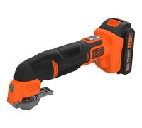 Black and Decker BDCOS18 18v Cordless OIS Oscillating Multi Tool 1 x 2ah Li-ion Battery Charger Case & Accessories
