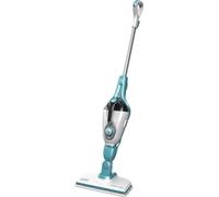 Black & Decker FSMH1351SM-QS Steam Broom 9 in 1 with Hand Cleaner Steam Mop 1300 W Glove, color Blue