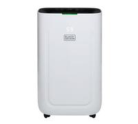 BLACK+DECKER 20L Smart Dehumidifier, 4 Modes, Quiet, 6.5L Water Tank, 24 Hour Timer, White, BXEH60014GB