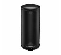 Black + Decker 30 Litre Dome Lid Pedal Bin - Black
