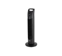 BLACK+DECKER BXFT50002GB Tower Fan with 2 Hour Timer, 3 Speeds, Automatic Oscillation, 30”, 40W, Black