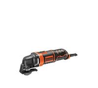 Black & Decker 300W Oscillating Multi Tool + 12 Accessories + Kitbox Mt300Ka-Gb Orange