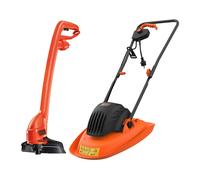 BLACK+DECKER 30cm Electric Hover Mower with GL250 Grass Strimmer
