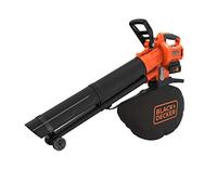 BLACK+DECKER 36V Cordless Blower-Grinder Vacuum, Dead Leaf Blower, Suction Volume 8.8 m3/min, Blower Speed 270km/h, Comes with 36V 2.5Ah Battery, BCBLV3625L1-QW
