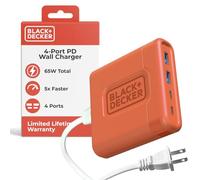 BLACK & DECKER 4 Port PD Power Station USB Hub (Coral Rose)