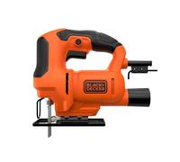 BLACK+DECKER 400W 3000 cpm Corded Jig Saw, 18mm Stroke, ±45° Bevel Cut, Tool-Free Blade Change - Includes Wood Blade, BES602-QS