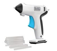 BLACK + DECKER 4V MAX Cordless Glue Gun, USB Rechargeable (BCGL115FF), White
