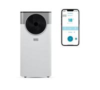 BLACK+DECKER 5,000 BTU Smart Air Conditioner, 3-in-1 Functionality, Dehumidifier & Fan, Portable Design, Power Memory Function, White, BXAC40032GB