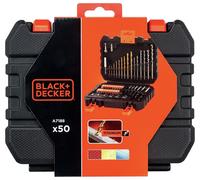 Black + Decker 50 Piece Drill, Screw and Socket Set