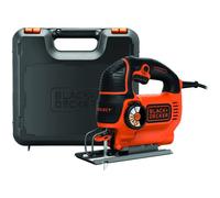 BLACK+DECKER 55 W Autoselect Pendulum Jigsaw Power Tool with Blade and Kitbox, KS801SEK-GB