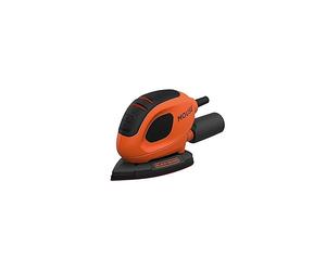 BLACK+DECKER 55W Detail Mouse Sander BEW230-GB with 6 Sanding Sheets 0-11000 rpm, Dust Extraction, Hook-and-Loop Pad
