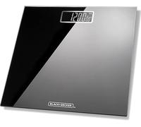 BLACK+DECKER BXBS0002GB Digital Bathroom Scale, High Precision Sensor System, Durable Tempered Glass, LCD Display, Black