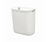 BLACK+DECKER BXBN61279GB Hanging Cupboard Bin, 7.6L Capacity, Double Sided Lid, Mountable on Walls & Cabinet Doors, Light Plastic Body, 26 x 15 x 28cm
